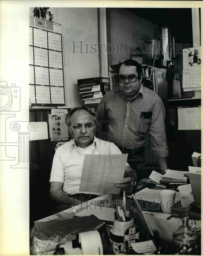 1980 Press Photo Joe Klein, Lee King Union Concerns - ora46737 - Historic Images