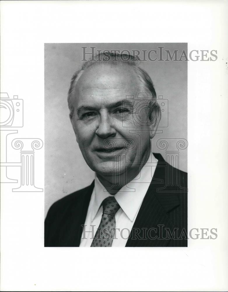 1990 Press Photo Joseph R. Kristoric, Pres. First Catholic Slovak Union - Historic Images