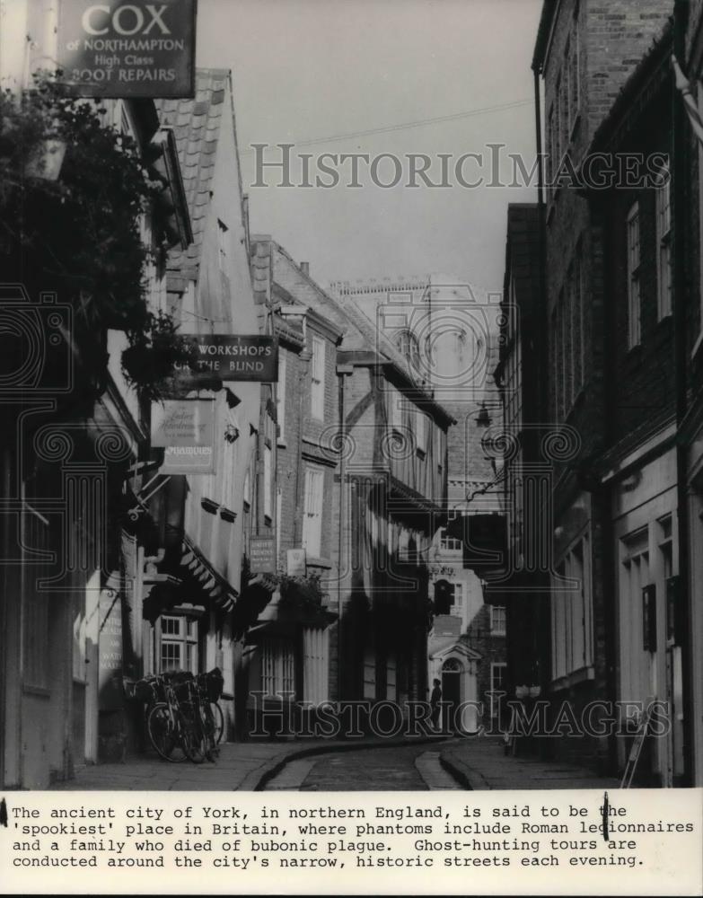 1986 Press Photo The ancient city of York, Northern England - Historic Images