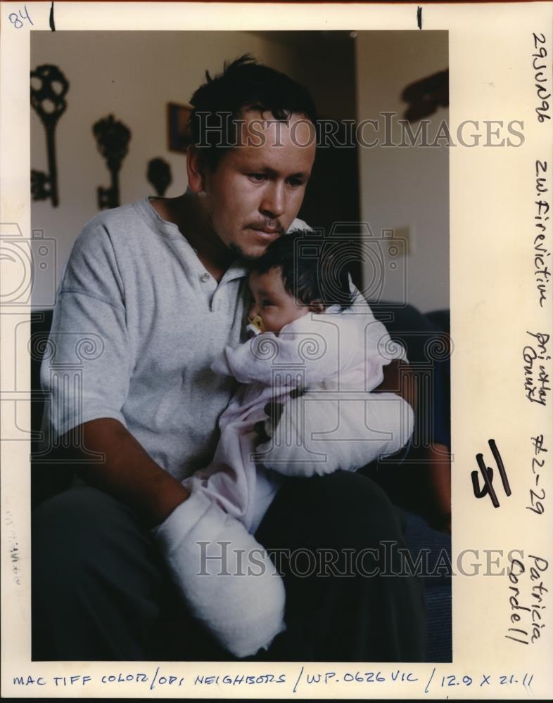 1997 Press Photo Patricio Aguilar with Patricia Cordell - ora02423 - Historic Images