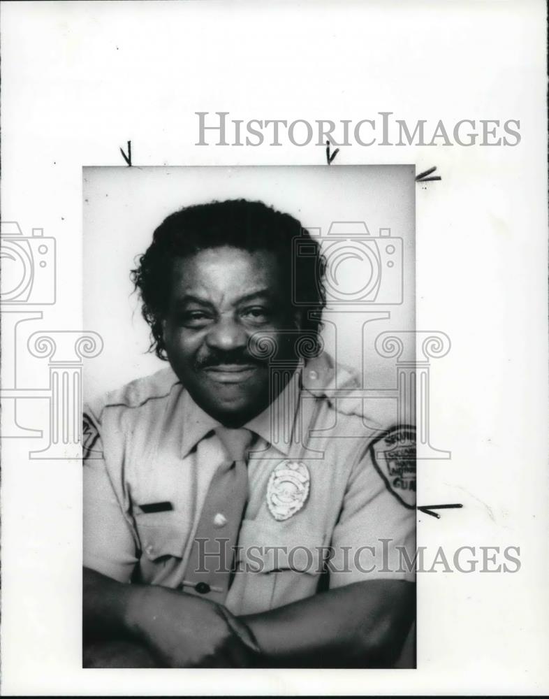 1989 Press Photo Alcee McCray, slain CMHA security guard - Historic Images