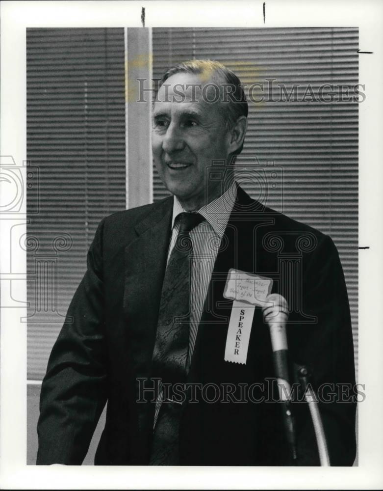 1991 Press Photo John D. Macomber President &amp; Chairman Expoerimpost Bank of U.S. - Historic Images