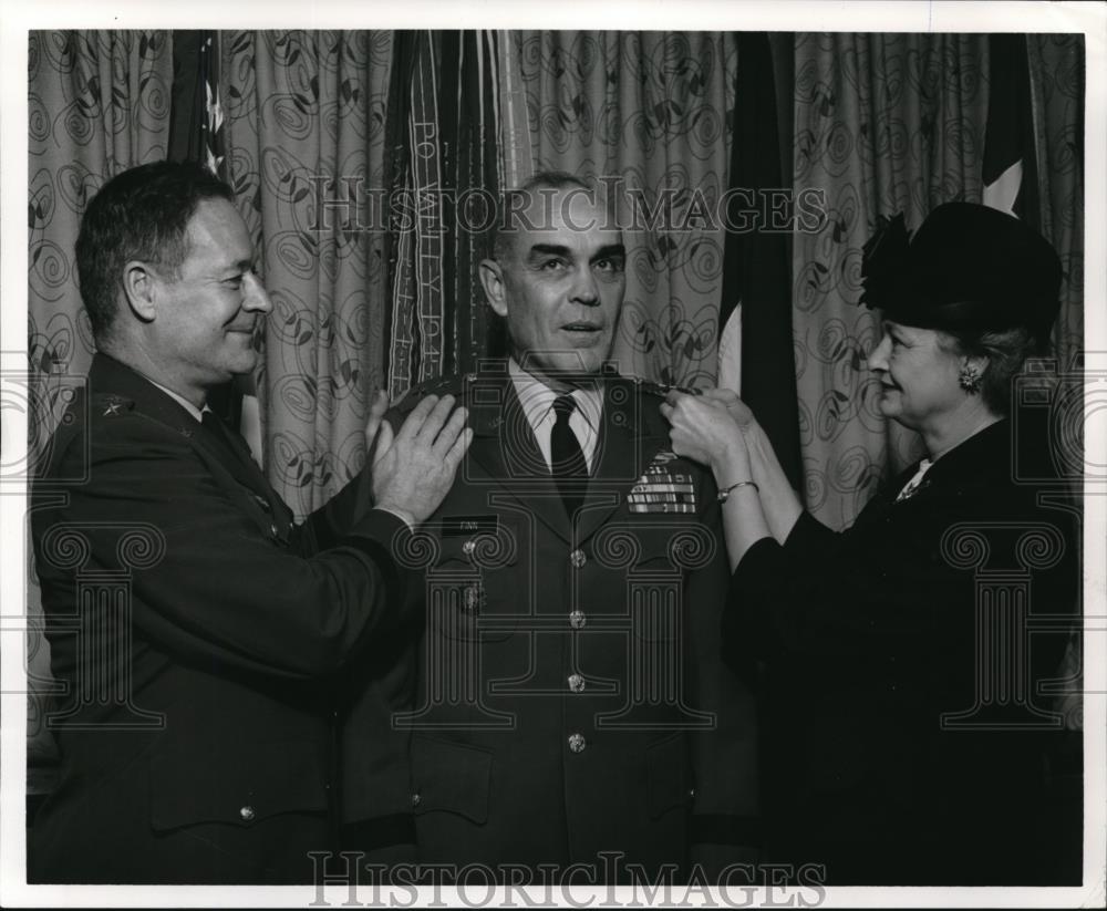 1965 Press Photo Brig. General John Finn promoted to Major General - ora31289 - Historic Images