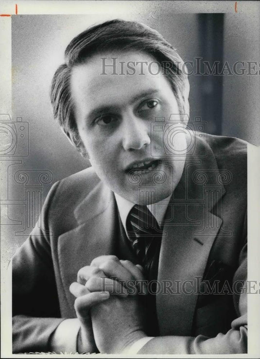 1978 Press Photo Dr. Richard Lamerton, home care director, St. Joseph's Hospice - Historic Images