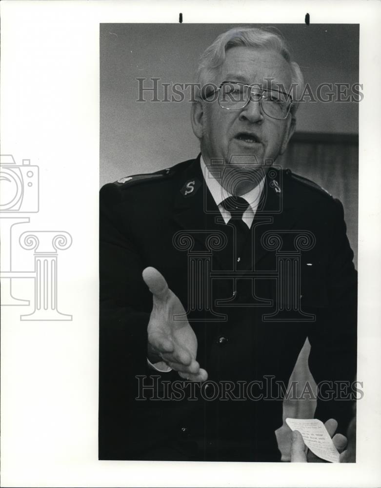 1982 Press Photo Major Morris Richardson - Historic Images