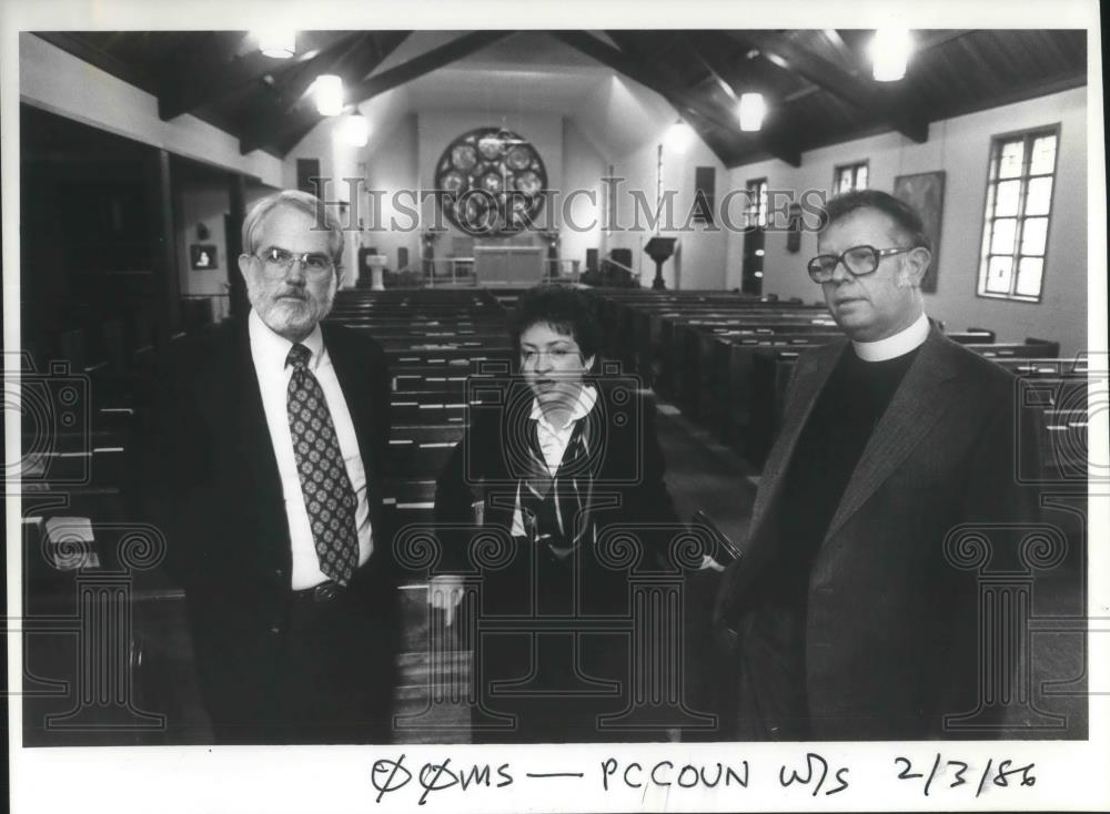 1986 Press Photo Rev William C Dixon - ora16728 - Historic Images