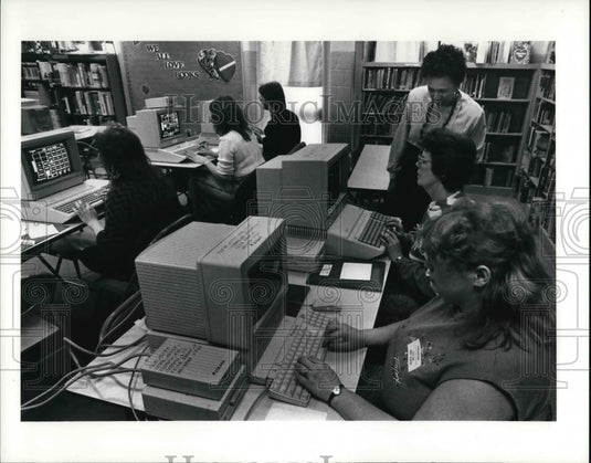 1991 Press Photo Mariene McMillan, consultant teacher - Historic Images