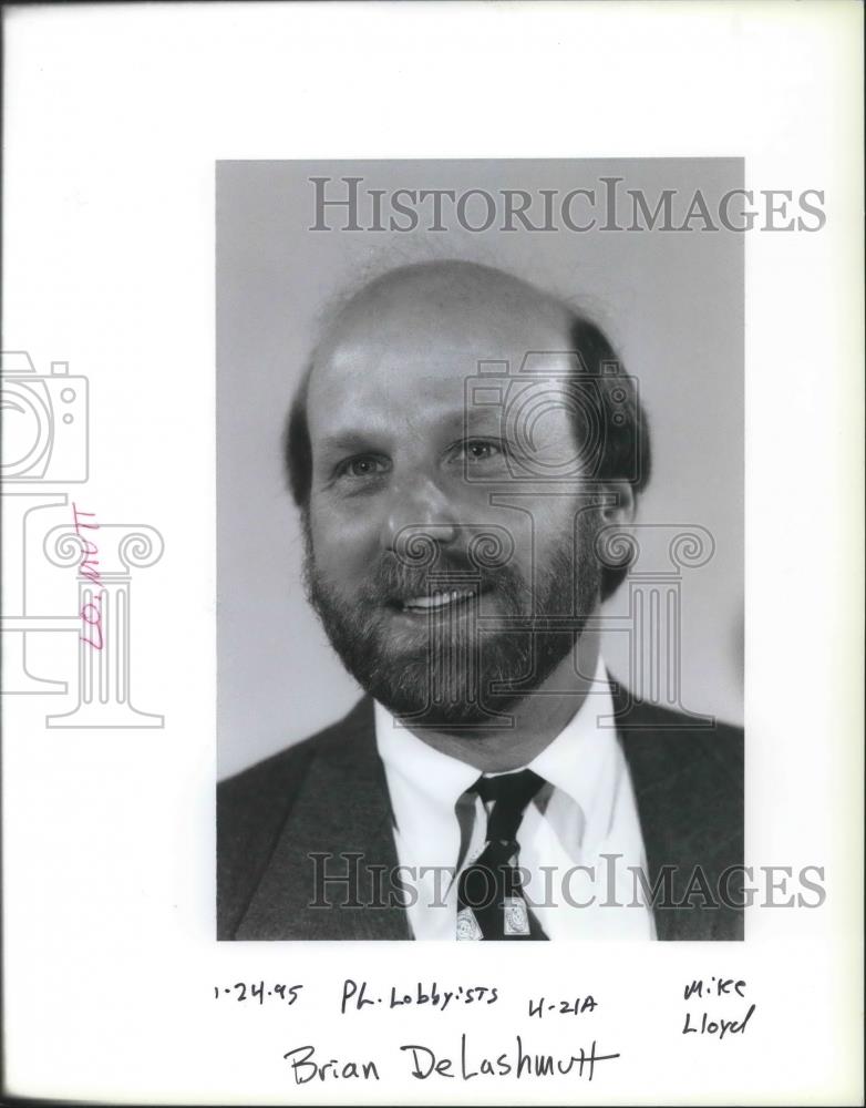 1995 Press Photo Brian DeLashmutt, lobbyists - ora16154 - Historic Images