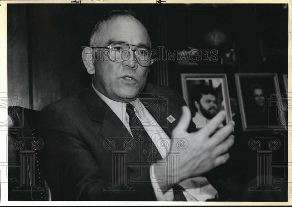 1991 Press Photo Ben Diaz has been a Marine and a congressman - ora01312 - Historic Images