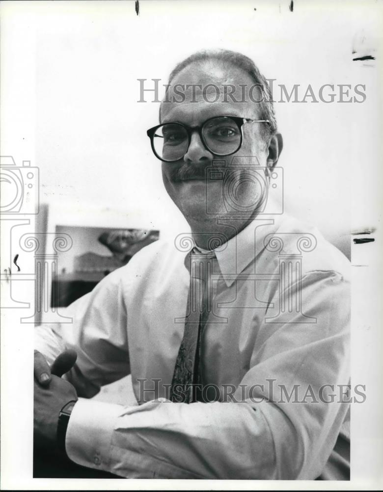 1989 Press Photo Joseph Lucas Head of Stride for Pride - Historic Images