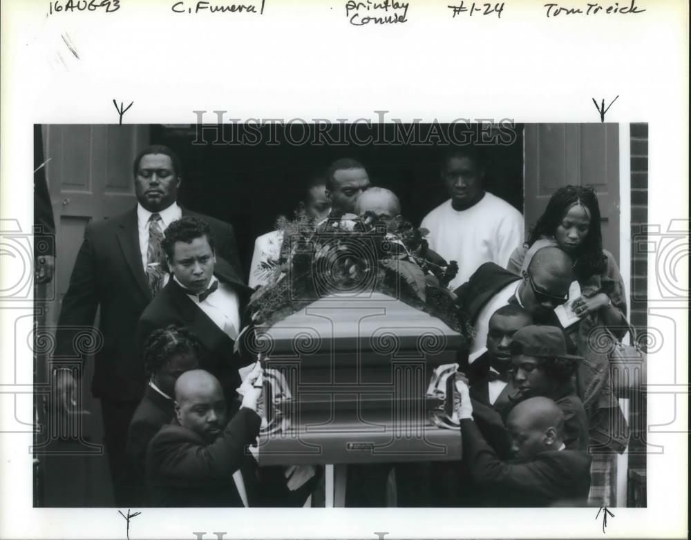1993 Press Photo Torrey Carter Funeral - ora09821 - Historic Images