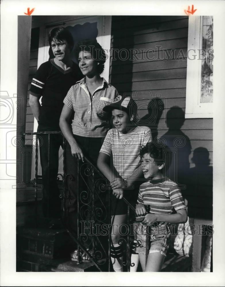 1981 Press Photo Krienbrook family:Bud, Susan, Michael & Scott of 3225 E. 56 Pl - Historic Images