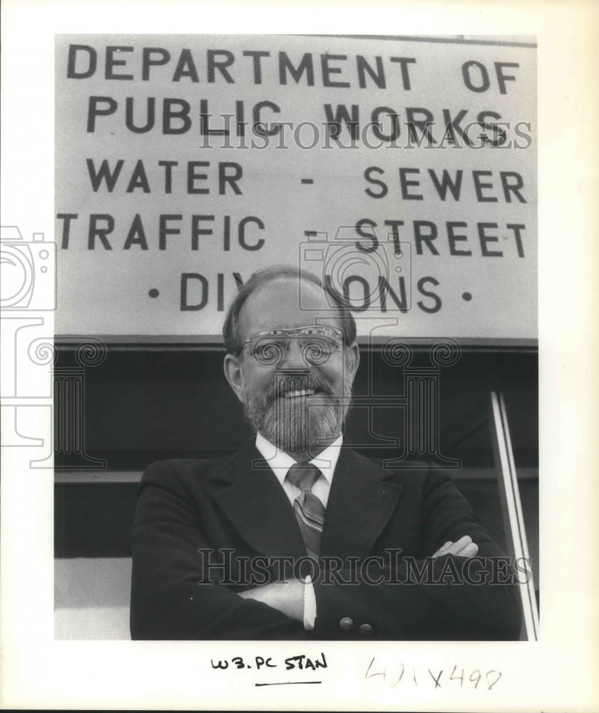 1990 Press Photo Stan Dillon retires as Hillsboro&#39;s public works superintendent - Historic Images