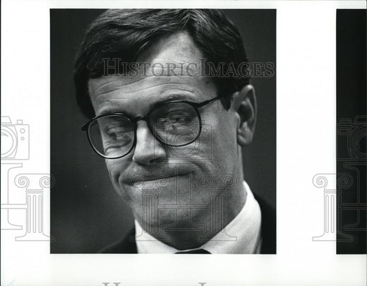 1988 Press Photo John Pyle, atty. for Mary Jenks in RTA trial - Historic Images