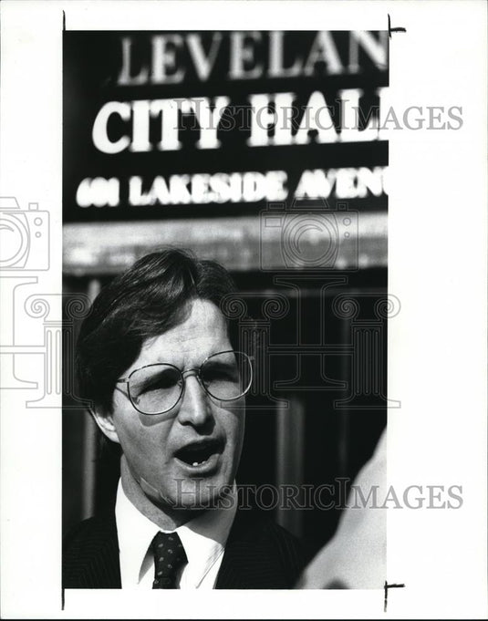 1989 Press Photo Council candidate Patrick J. O'Malley - Historic Images