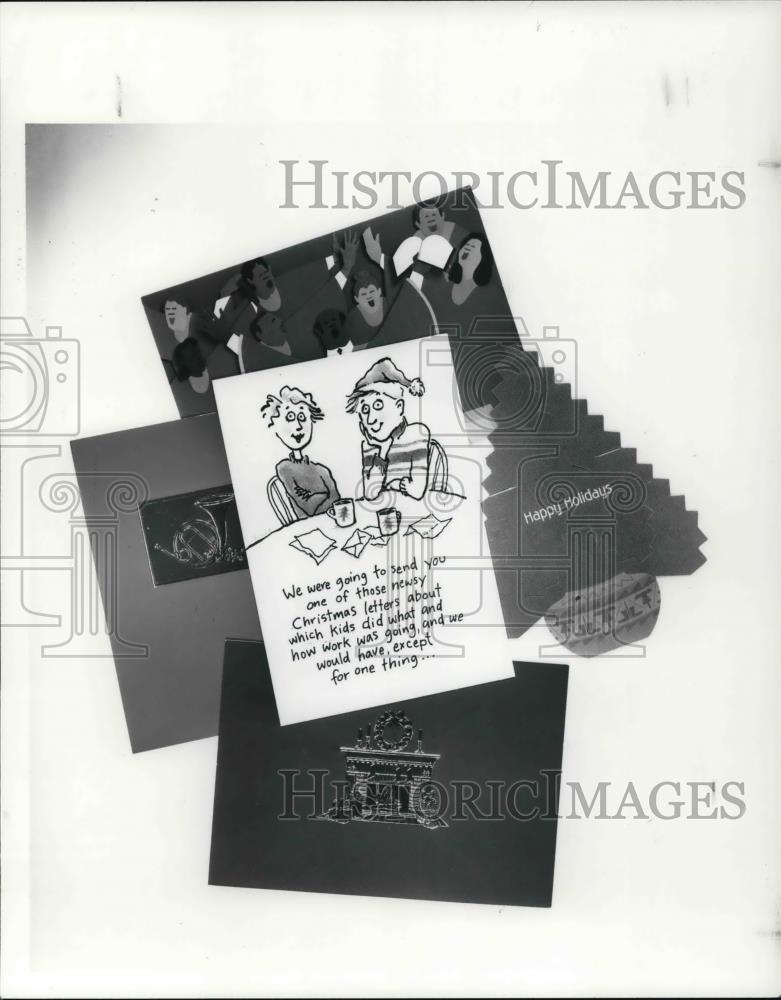 1988 Press Photo Christmas card copies - Historic Images
