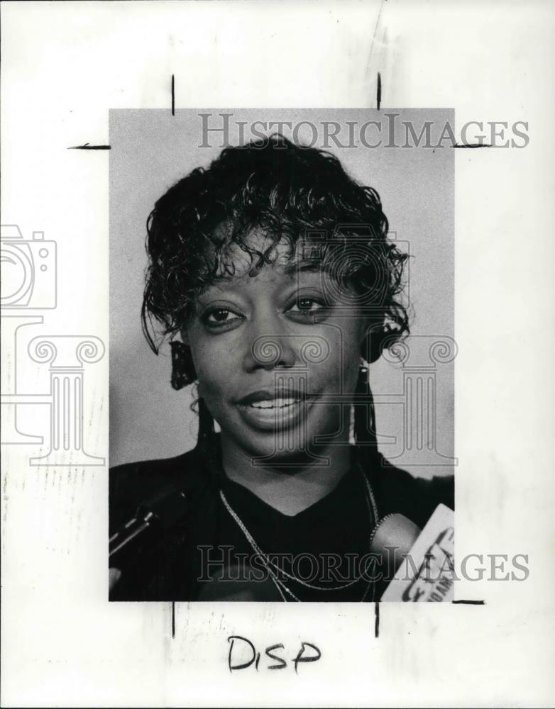 1990 Press Photo Belinda Lov,victim of abduction saved by Sheryl Sikora, - Historic Images