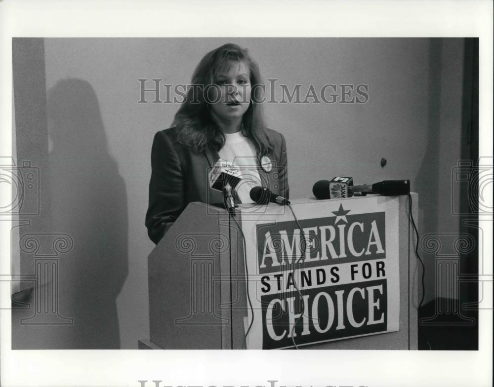 1991 Press Photo Annetta Marion, of Freedom of Choice - Historic Images