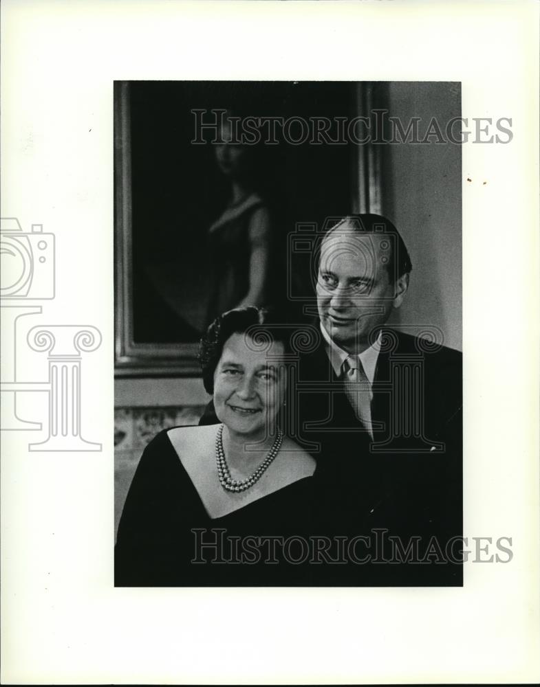 1981 Press Photo Prussia Royal family Prince Louis Ferdinand and Princess Kira - Historic Images