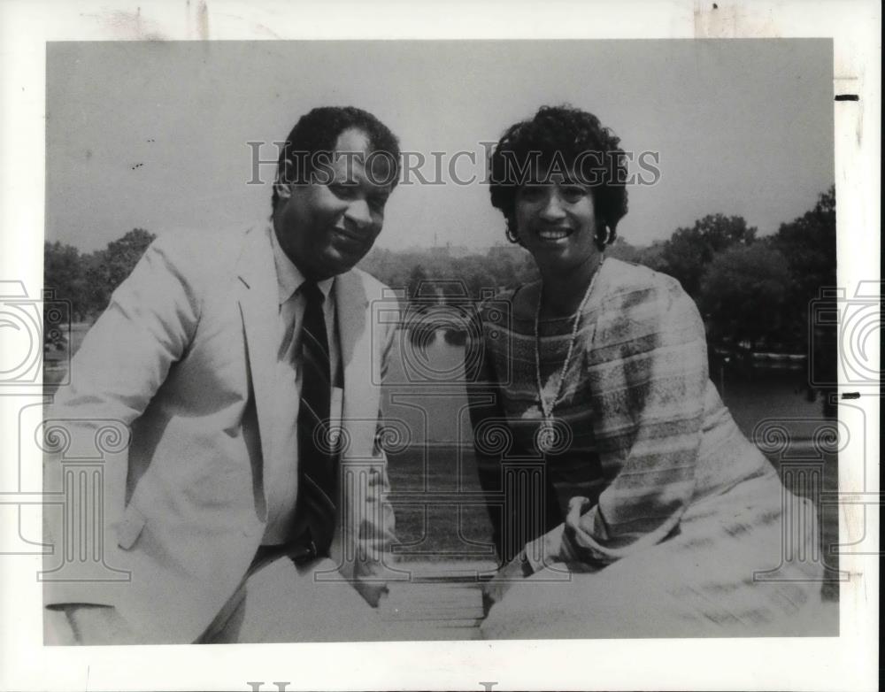 1990 Press Photo Frederick and Patricia McKissack - Historic Images