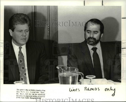 1988 Press Photo Robert C. Ramos, Jr new Cardinal fed. Pres & Chief officer - Historic Images
