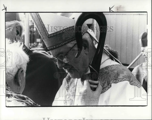 1985 Press Photo Bp James W. Malone - Historic Images