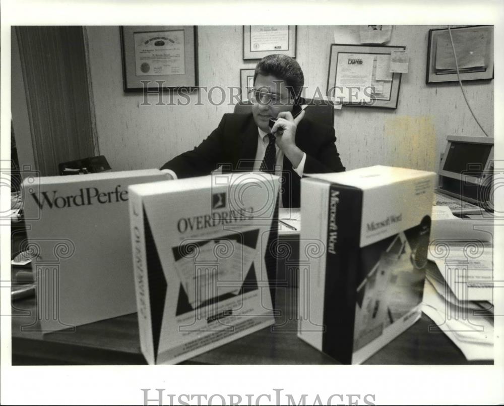 1989 Press Photo Over Drive Systems, Inc. President Steven Potash - cva39447 - Historic Images