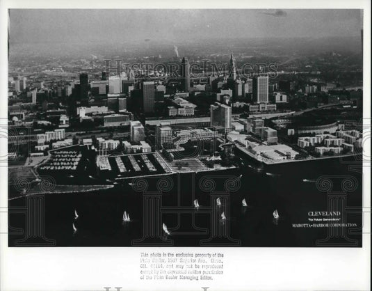 1988 Press Photo The proposed Vince Morotta's Harbor Development plan - Historic Images