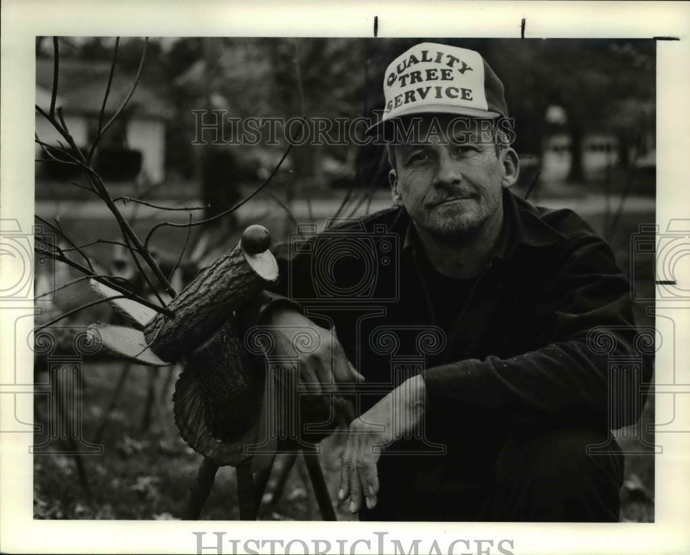 1990 Press Photo Richard Prentice of Mentor - Historic Images