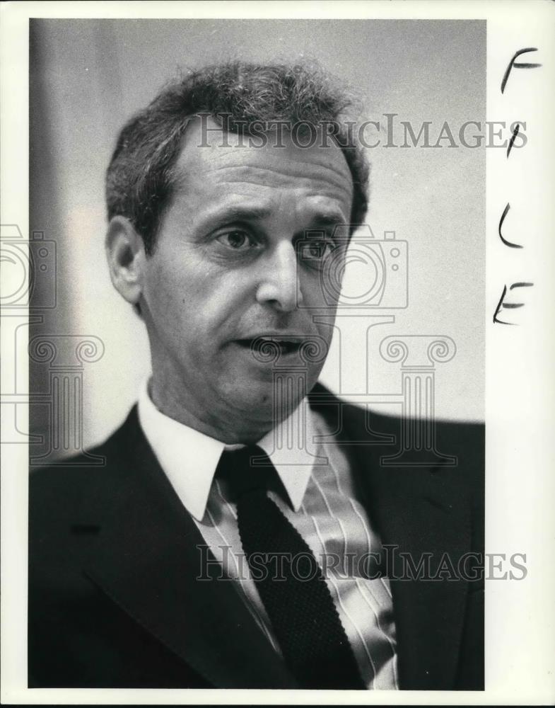 1988 Press Photo Brigadier General Ephraim Lapid of Israel - Historic Images