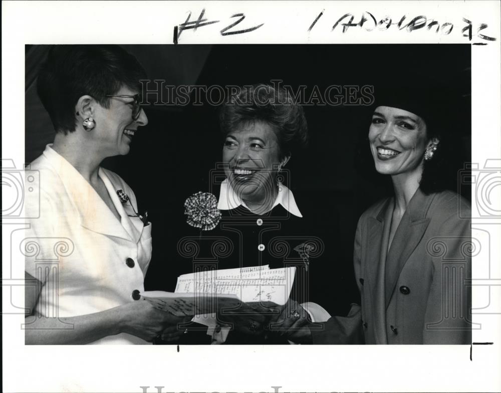 1991 Press Photo Benefit Committee Chairman Ellie Otto - Historic Images