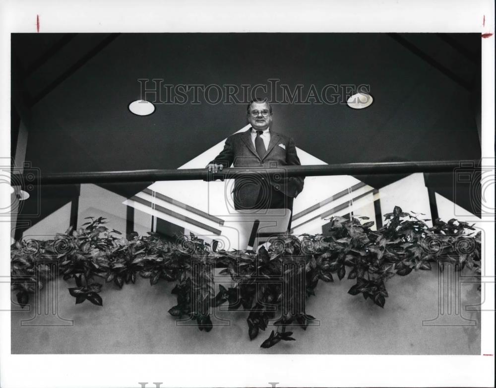 1991 Press Photo John C. Morley President of Reliance Electric Co. - Historic Images