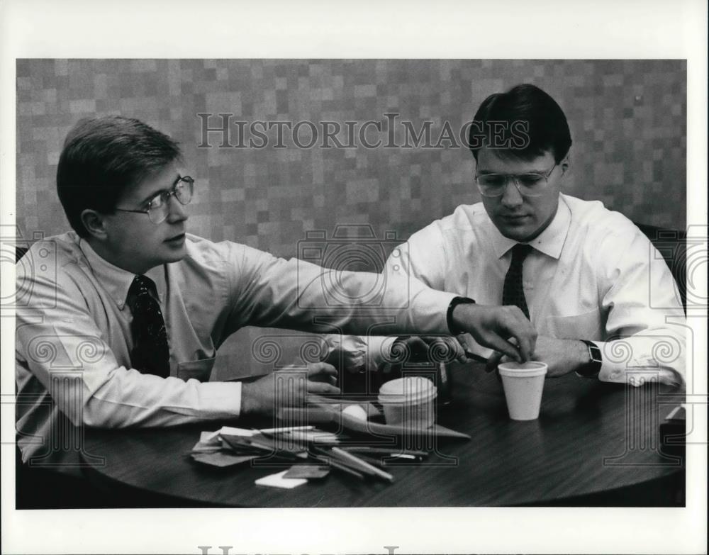 1991 Press Photo Dwight D. Morgan Sr. Director Corporate Dev. and Public Affairs - Historic Images