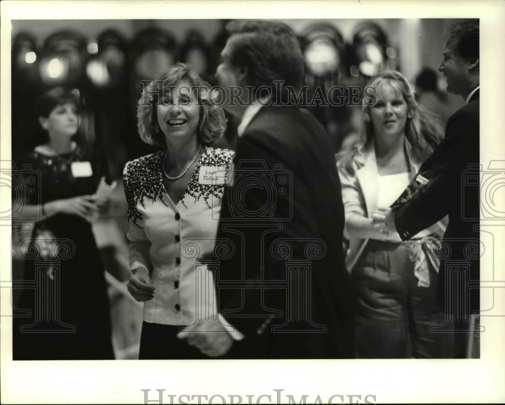 1990 Press Photo Lauri Pollack with her husband, Dick - Historic Images