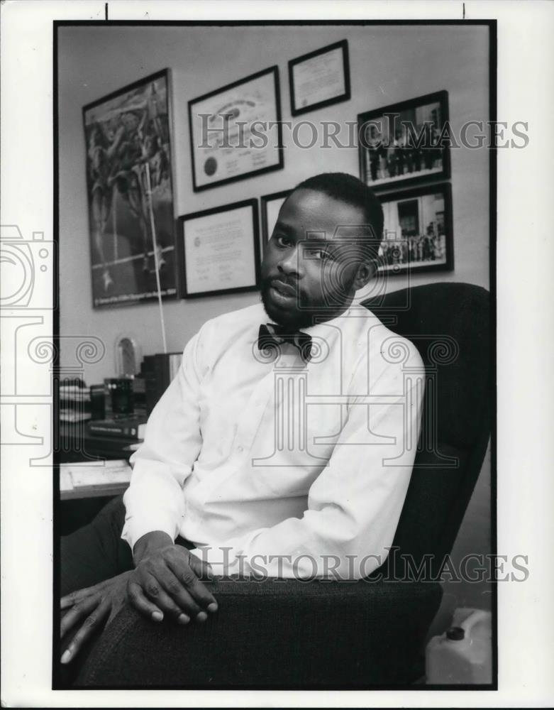 1990 Press Photo Marc McClain, City prosecutor - Historic Images