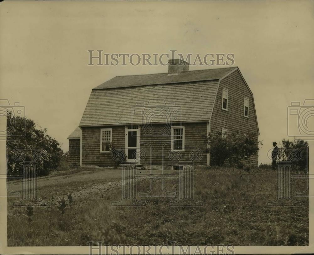 1929 Press Photo Home of Commodores Matthew Perry at Wakefield R.I. - Historic Images