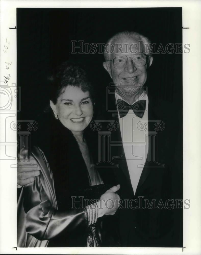 1990 Press Photo Glenn Plaskin and Leona Helmsley - cvp21865 - Historic Images