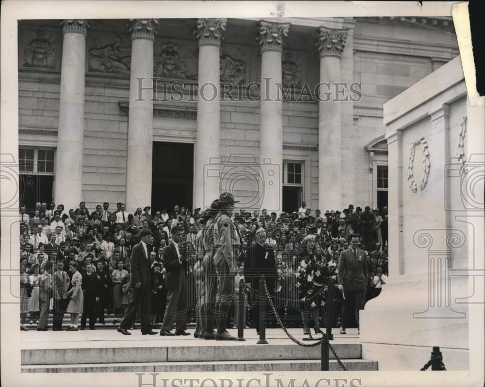 1939 Press Photo Pax Romana Tomb Of Unknown Soldier Washington DC Edward - Historic Images