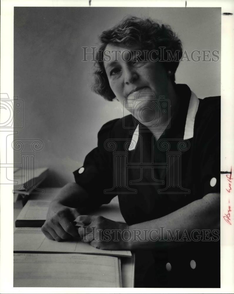 1991 Press Photo Karen Piwonka, Head of the Children's Physical Abuse Unit - Historic Images