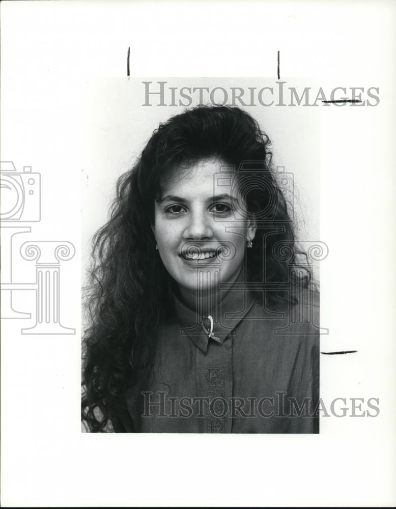 1990 Press Photo Theresa M Miranda Holy Name High Student - Historic Images