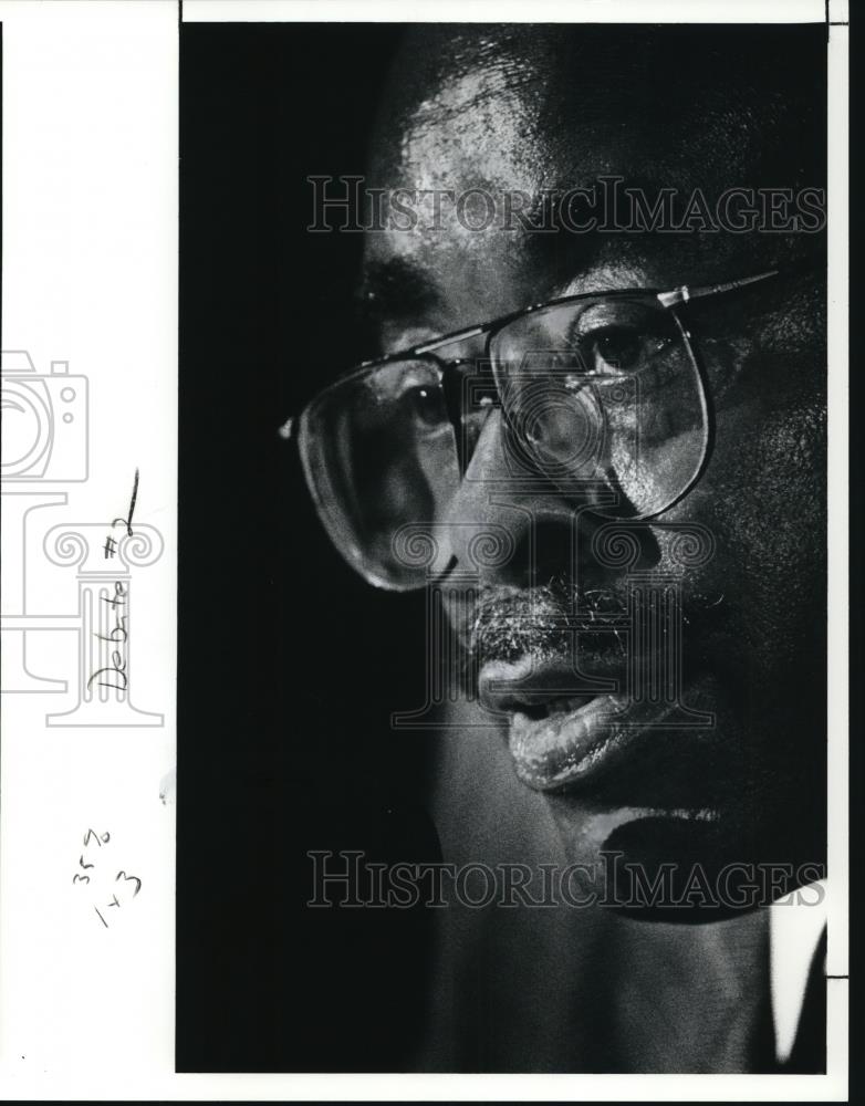 1991 Press Photo James Raplin President of Frontier Republicans - Historic Images