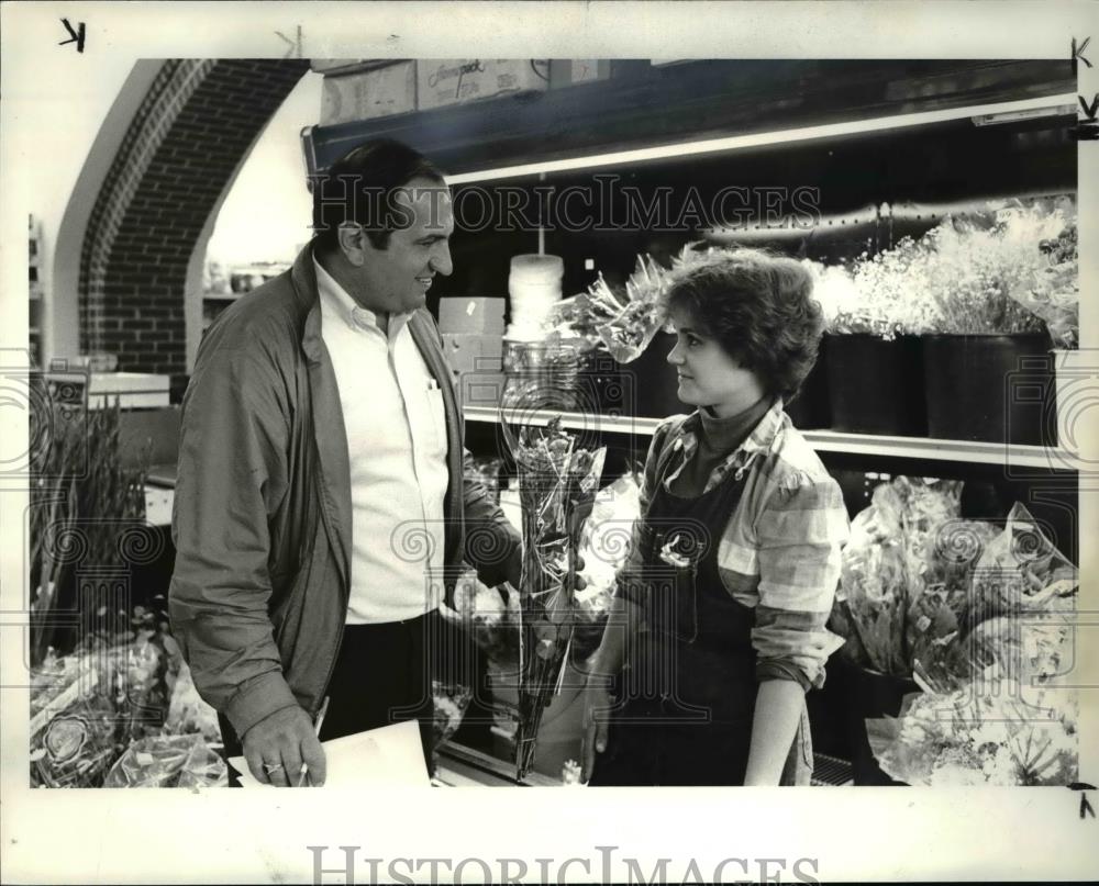 1985 Press Photo Sal Russo and Terri Hazel - Historic Images