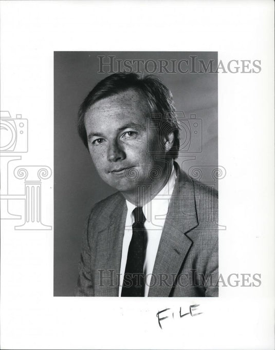 1989 Press Photo Patrick J. Rafter Mental Retardation Developmental Disabilities - Historic Images