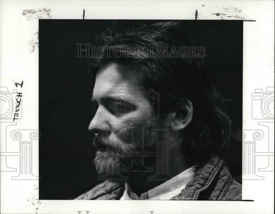 1991 Press Photo Accused Murderer Byron Myers of Lake county at arraignment - Historic Images