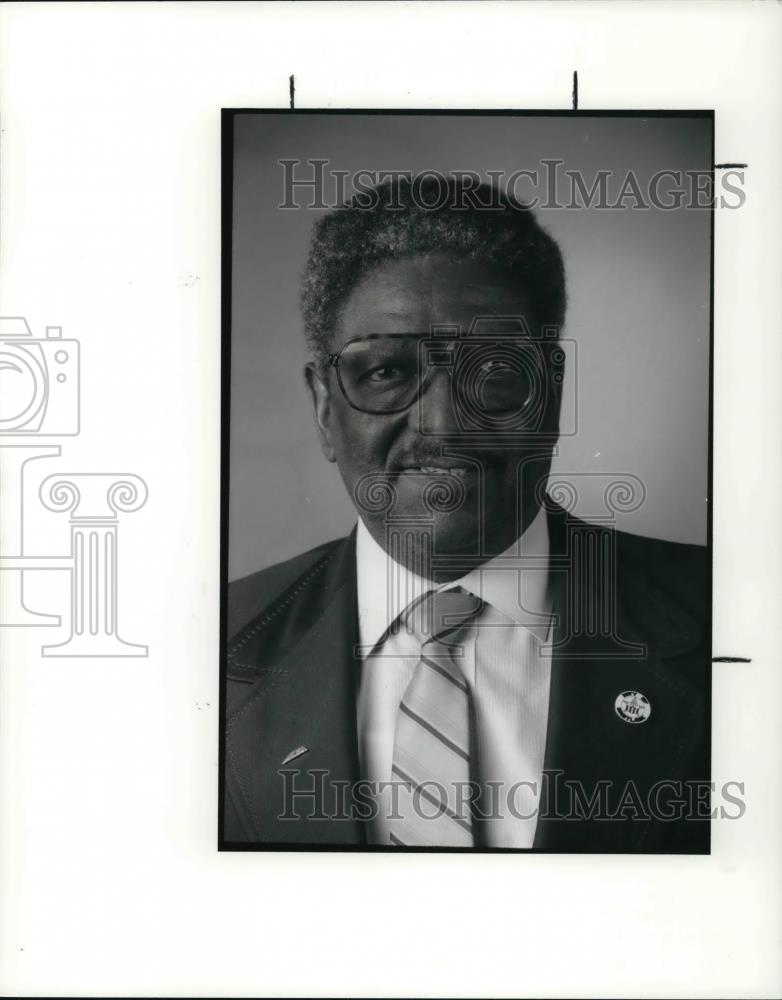 1991 Press Photo Levi M. Mosley City Councilman - Historic Images