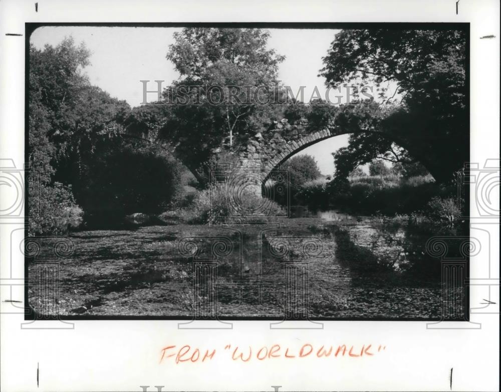 Press Photo Scene by Ohio man Steve Newman who walked around the world - Historic Images