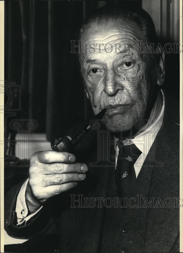 1991 Press Photo Somerset Maughan, one of many doctors turned writers - Historic Images