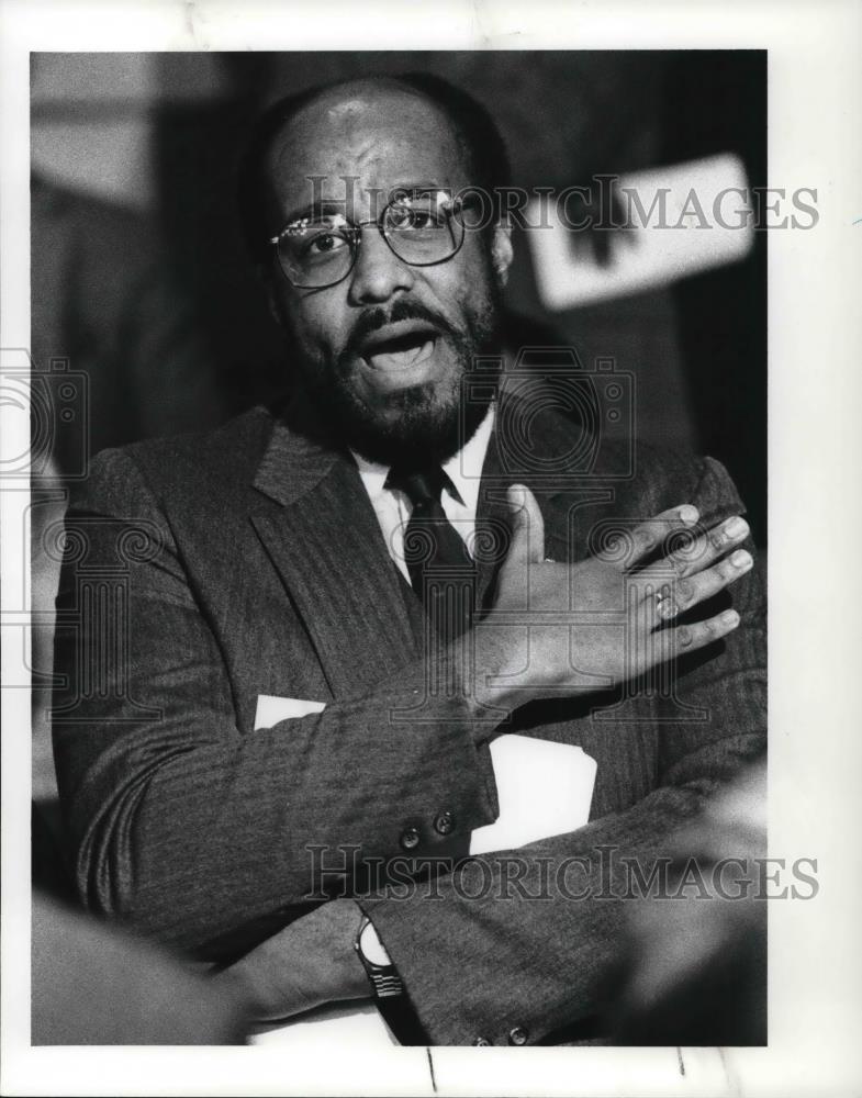 1989 Press Photo Reverend Marvin McMickle - Historic Images