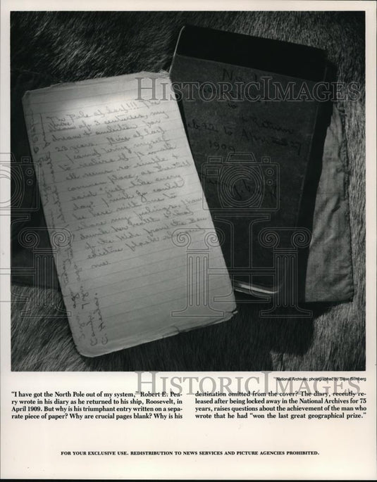 1988 Press Photo Commodore Robert E. Peary - Historic Images