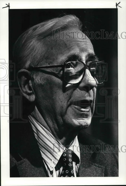 1985 Press Photo Ashley Montagu at the City Club - Historic Images